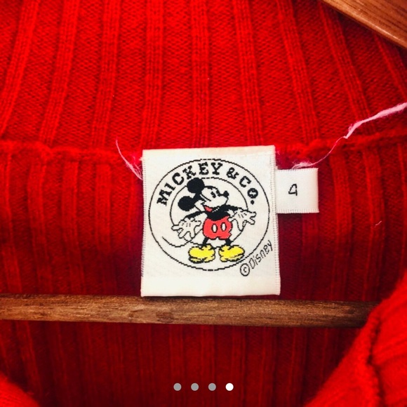 MICKY MOUSE RED SWEATER. ❤️ ❤️ - Picture 4 of 4